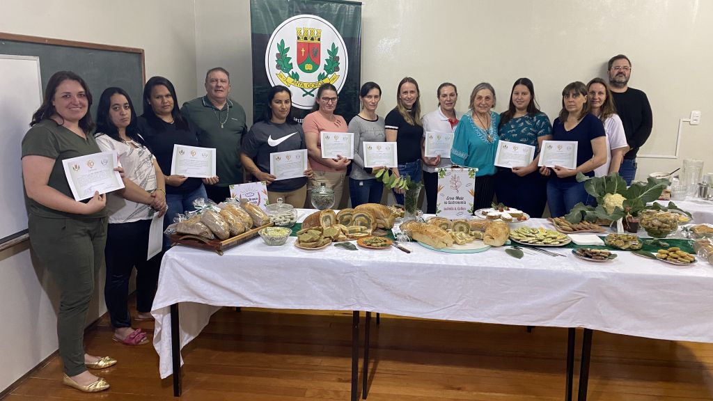 Encerramento do curso de culinária á base de erva-mate